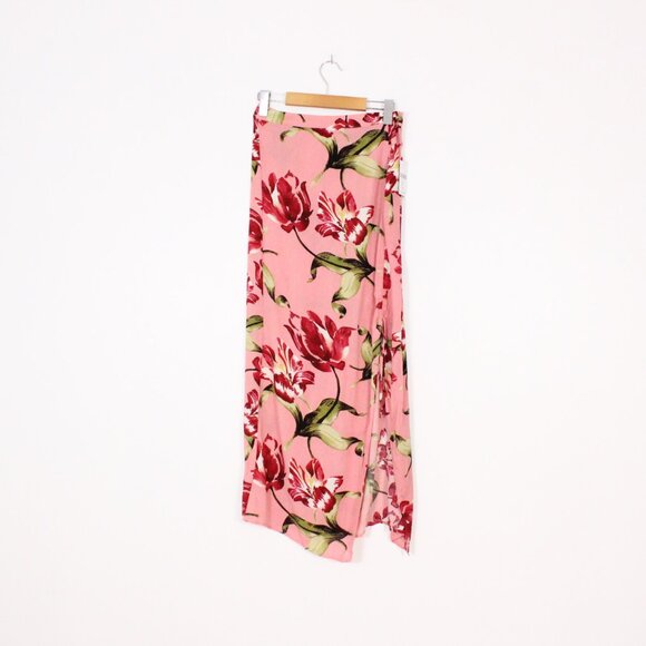 *Forever 21 Pink Floral Maxi Skirt - Picture 4 of 6